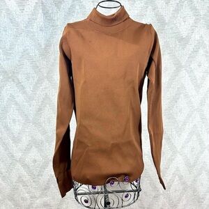 HUF brown ribbed turtleneck size M
